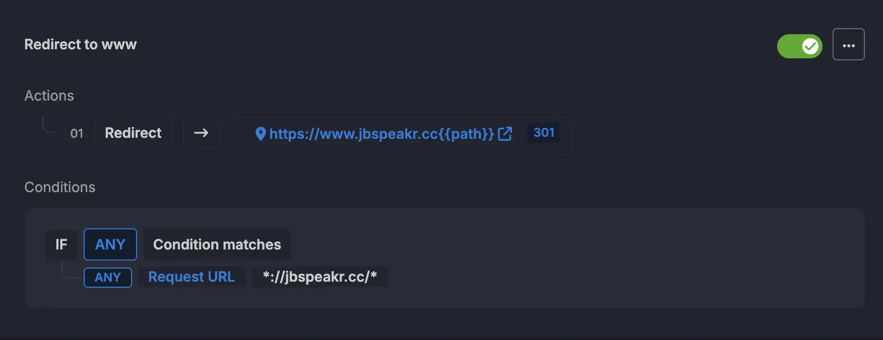 Bunny CDN – Edge Rule